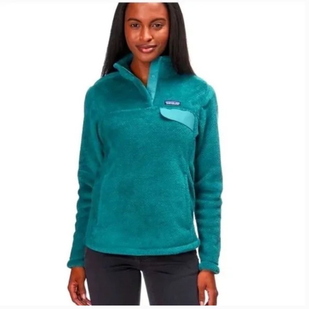 Patagonia Women's Re-Tool Snap-T Fleece Pullover Jacket sweater